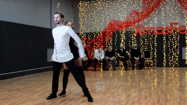 ХАСТЛ, Discofox, XmasFest 2022, JnJ Star+Ch, финал, Slow, Гиря Дмитрий и Корчагина София