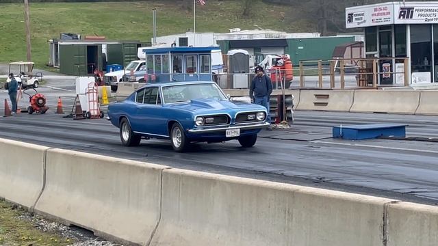 69 Barracuda at Mason Dixon Dragway