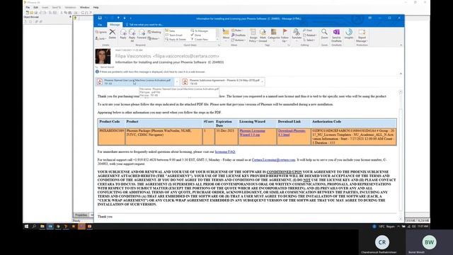 Phoenix License Activation - Local