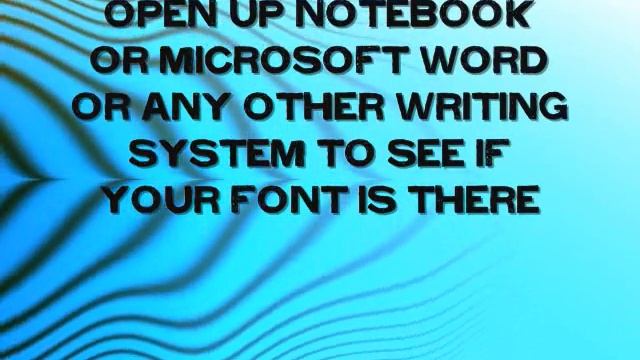 How To Install Font From A Website.