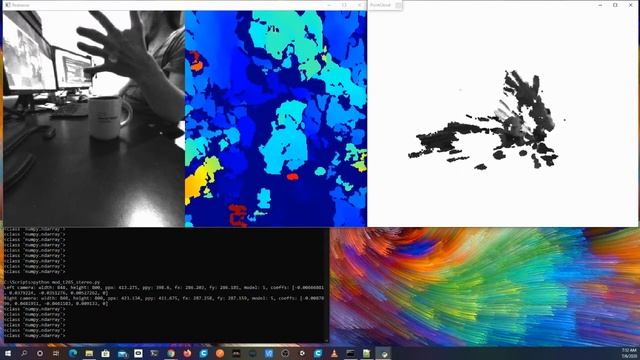 IntelRealSense T265 PointCloud Sample