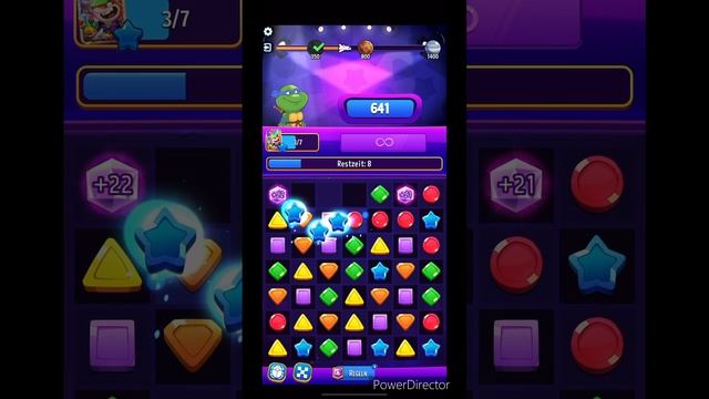 Solo Challenge Gem Grab - 1400 Points Cosmic Rush Match Masters