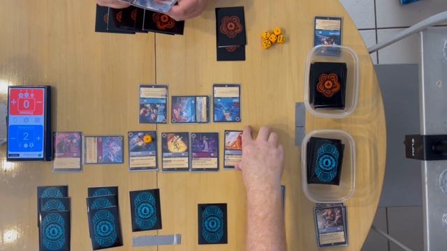 Disney Lorcana Gameplay Game 2 - Amber Sapphire Princess Vs Amethyst Steel