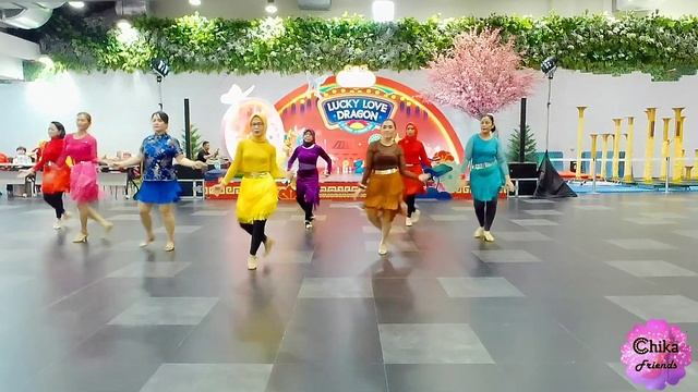 LENTO LETRA | Line Dance | Manis Group - Chika & Friends