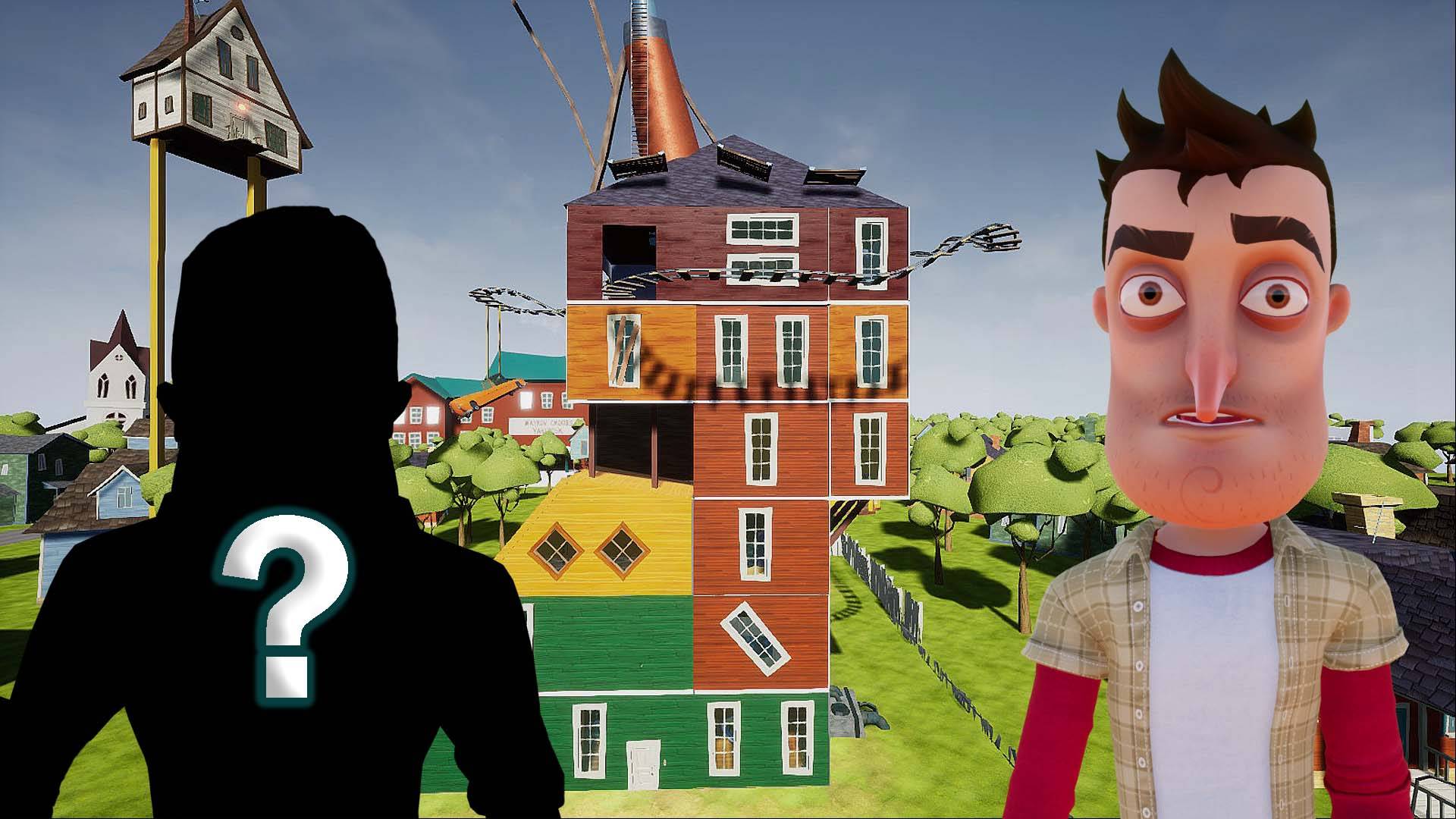 Огромное ЛОГОВО с МОИМИ ВЕЩАМИ в HelloNeighbor…