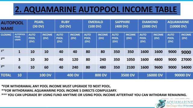 AQUAMARINE BUSINESS PLAN IN ENGLISH