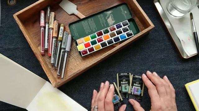 Paints, Markers And Brush Art Supply Haul