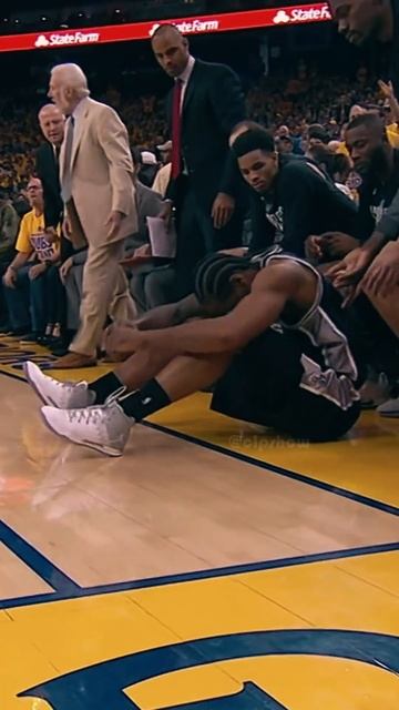 Zaza Injures Kawhi 🤕 #shorts