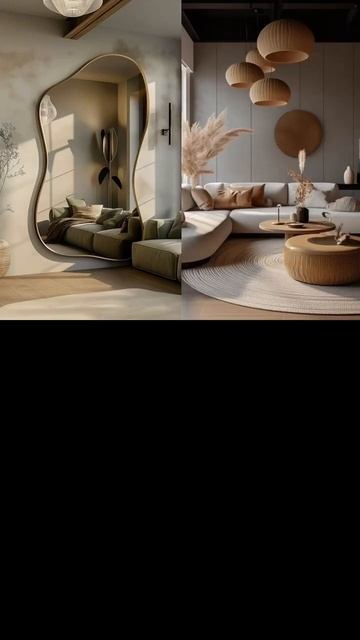 Уютный интерьер с бетонными стенами. Микробетон и микроцемент MicroDec.