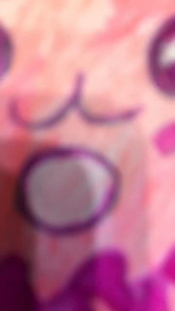 Рисунок пончик виде кошки полностью розовый пончик 🍩