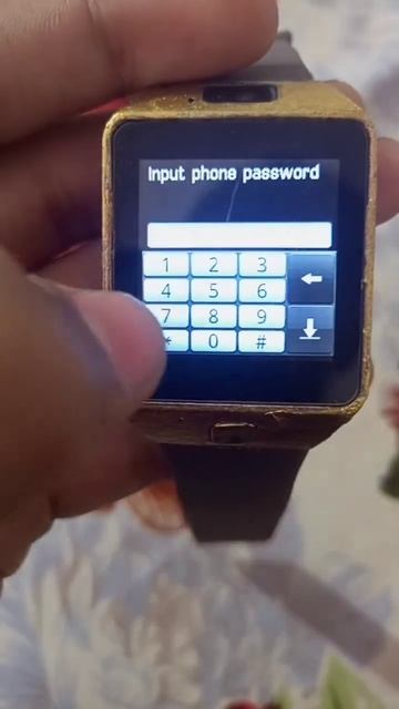 Pattern Lock In DZ09 Smart Watch @anmolbhaff