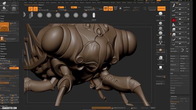 Hard Surface Modeling With Zbrush Part 02 - 22 Live Boolean