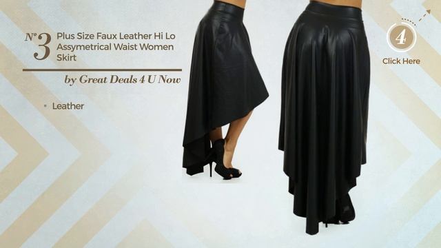 6 Best Selling Plus Size Leather Skirts Amazon Fashion, Winter 2017