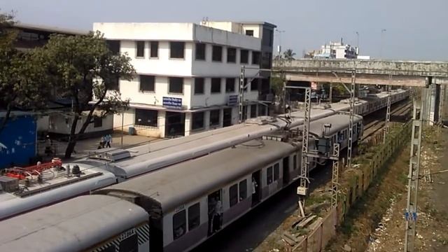 Brand New MEDHA & ICF Made First EMU Commissioned To CR Spotted While Entering VIRAR CARSHED.