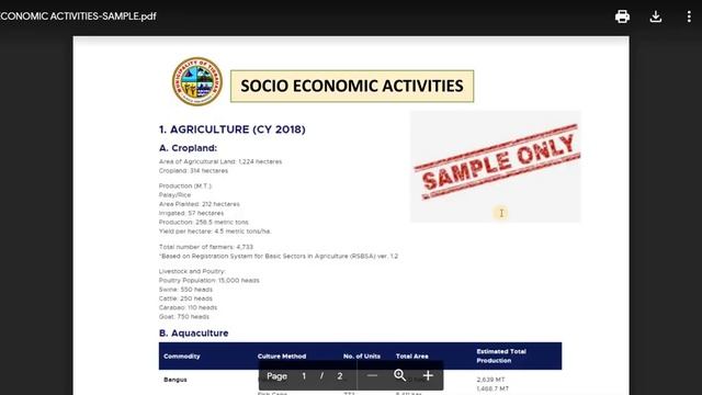 Demo Of The SMART App System For LCEs Of LGUs