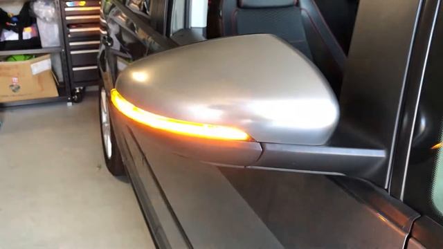 12MY VW TOURAN Dynamic LED Mirror Turn Signal Light Installed