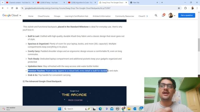 Google Cloud Qwiklabs Arcade Smart Backpacks || Arcade New Swags Drop 2024 || Must Watch!!