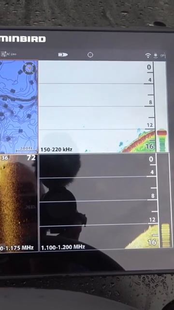 How To Find Weeds On Solix Or Helix Humminbird Units  🐟 #shorts #fishing