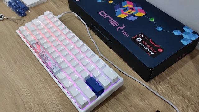 [Gearshop.vn] Demo Bàn Phím Cơ Ducky One2 Mini Pure White RGB