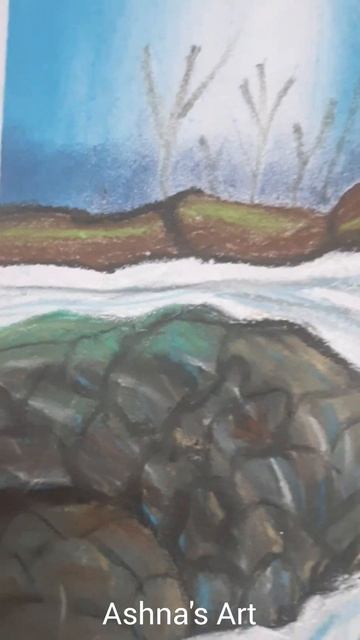 Recreating A Soft Pastel WaterFall Scenery From @Aryanvermastudios.Video #170