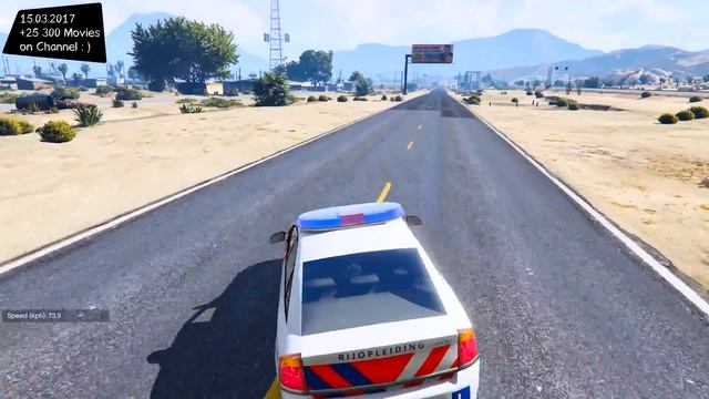 Opel Vectra Dutch Police 1.1 - GTA V TUNINNG 🔥 4K / 60FPS 🔥 GTX 1080 _REVIEW