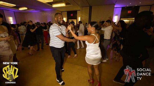 Salsa Social Dancing By Roz & Angela At The New York SBKZ Congress 2024