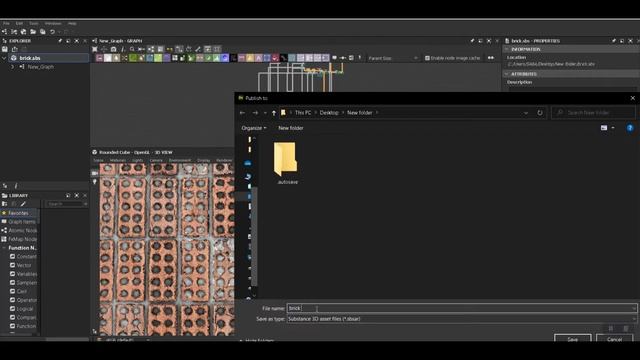 How to Export sbsar files from Substance Designer