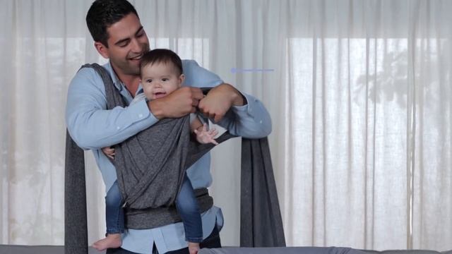 How To Wear Boppy ComfyFit Baby Carrier - Front Facing Out