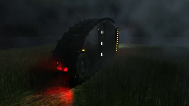 One Track Vehicle Animation (blender)