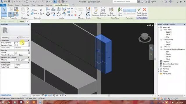 Modern Tv Unit Design Part - 2 Using (casework) Revit Architecture