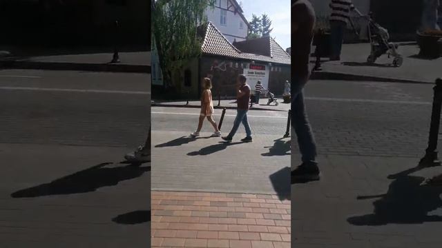 милые торговые лавочки Раушена с сувенирами/Светлогорск /29.07.2023  #калининград #магазин #янтарь