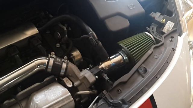 Peugeot 207 RC Green Short Ram Air Intake