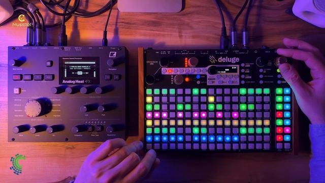 Вечерний джем: играю свои первые треки на Deluge...