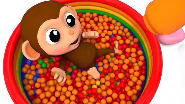 Learn Colors With Gorilla Water Slide