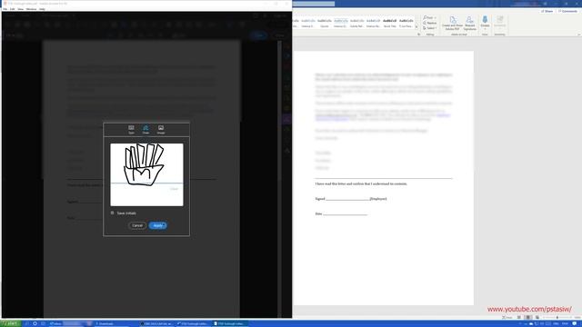 How To Sign A Letter Electronically Using Word And Adobe Acrobat