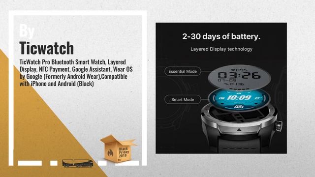 Save Big On TicWatch Smart Watches (E And Pro) Black Friday / Cyber Monday 2018