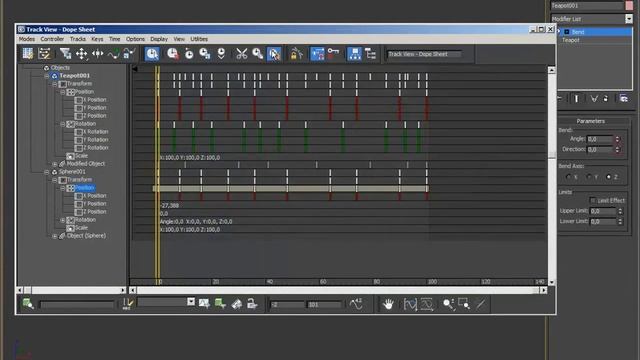 Video Corso Autodesk 3DS Max 2012 Animazione 101 - Lezione 019 - Dope Sheet