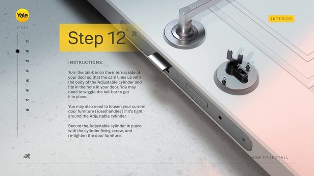 Yale Linus® Smart Lock | How To Install The Linus® Smart Lock On An  Adjustable Cylinder