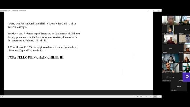 Luka 9:18-27 | Nang Adingin Jesu Kua Hi Hiam? || Mangkhum
