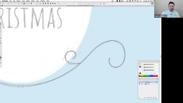 #1 Мастер-класс  Дмитрия Ларионова - анимация новогодней открытки