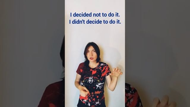 Don't или Not? #english