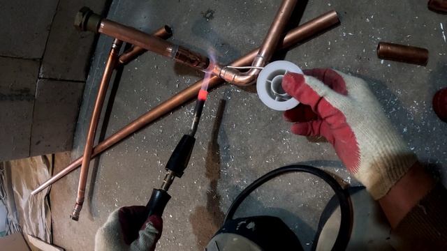 Монтаж паропровода от первого лица