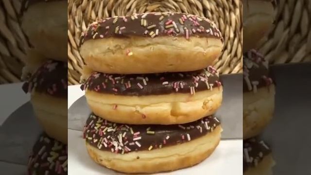 Пончики с нутеллой