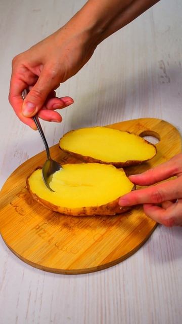 Фаршированный запеченный картофель
