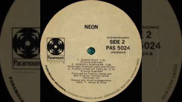 Neon – Neon  Rock, Psychedelic Rock  1971.