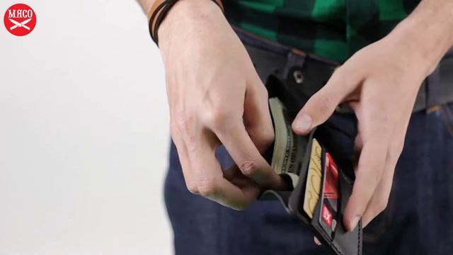 Портмоне Knockwood - Derby, Black. Обзор