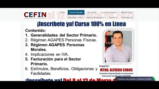 ¿Quiénes Pueden Tributar En AGAPES? - Webinar Gratis - CEFIN