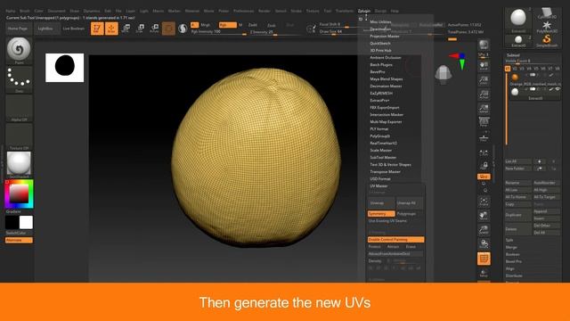 Revo Scan | Zbrush | Converting RGB Color Per Vertex To Textures