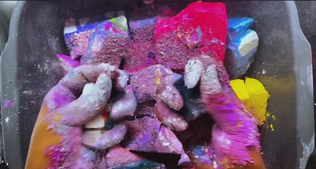 Асмр мел💜🩵❤️