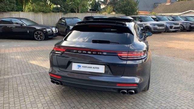 2017/67 PORSCHE PANAMERA 4 SPORT TURISMO E-HYBRID IN VOLCANO GREY METALLIC
